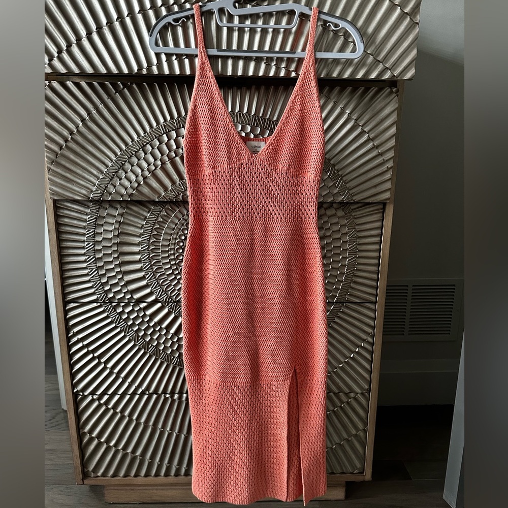 Aritzia Wilfred Evie Crochet Dress XS